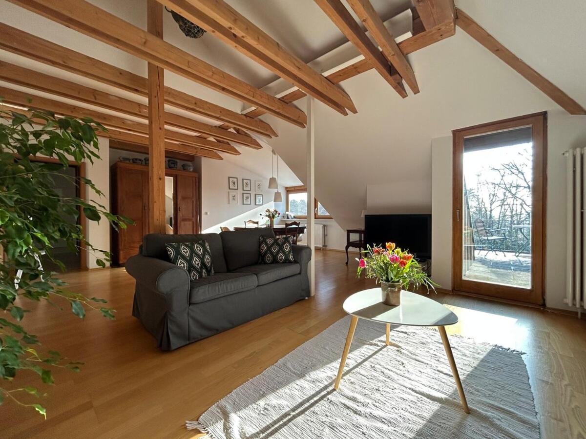 Grosse Wohnung Mit Dachterrasse In Starnberg Zewnętrze zdjęcie